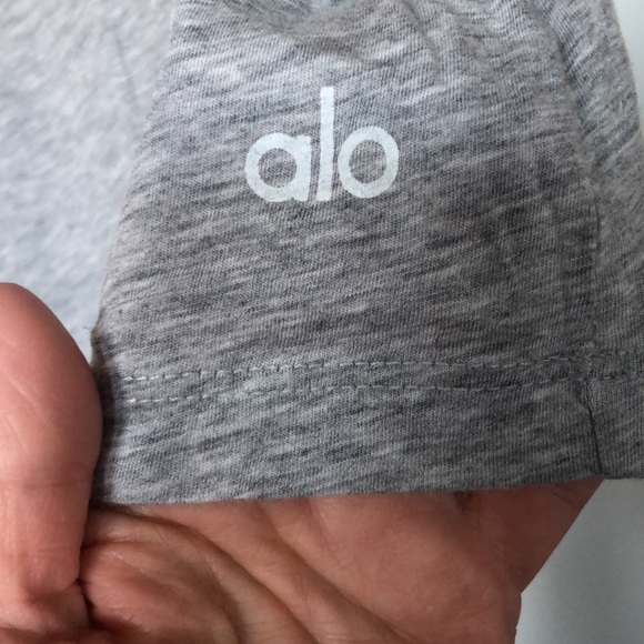 ALO Yoga Namaste Naked muscle tank | S | Gray - Picture 5 of 5